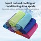 thumbnail image 3 of Mini toalla fría portátil de Gel de sílice, fibra de poliéster, toalla de refrigeración para exteriores, Fitness, deportes, gimnasio, correr, secado rápido, 3 of 5