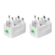 thumbnail image 4 of Adaptador de Viaje Ticfox Universal Enchufe de conversión de Energía 2 Piezas, 4 of 12
