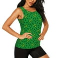 thumbnail image 2 of Sigee St Patrick's Day5 for Women's Workout Tank Top,Running Tank Tops,Sleeveless Gym ClothesLarge, 2 of 8