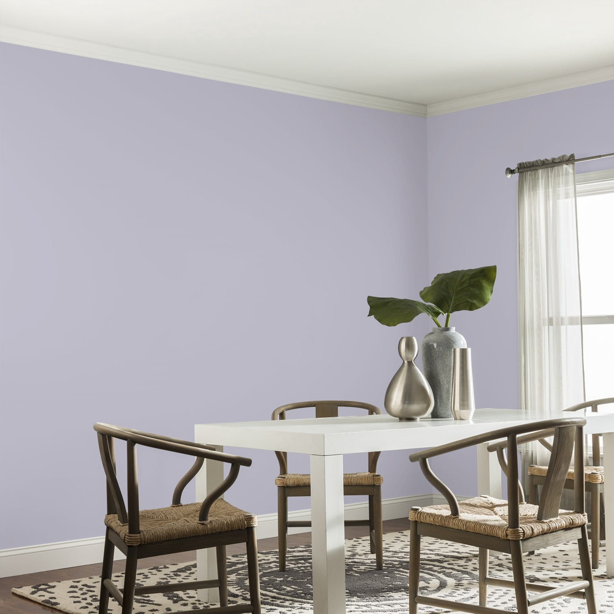 Glidden HEP Silverberry / Purple, Eggshell Interior Paint with Primer, 1 Quart