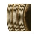 thumbnail image 4 of DecMode 24" Gold Aluminum Metal Wall Clock, 4 of 9