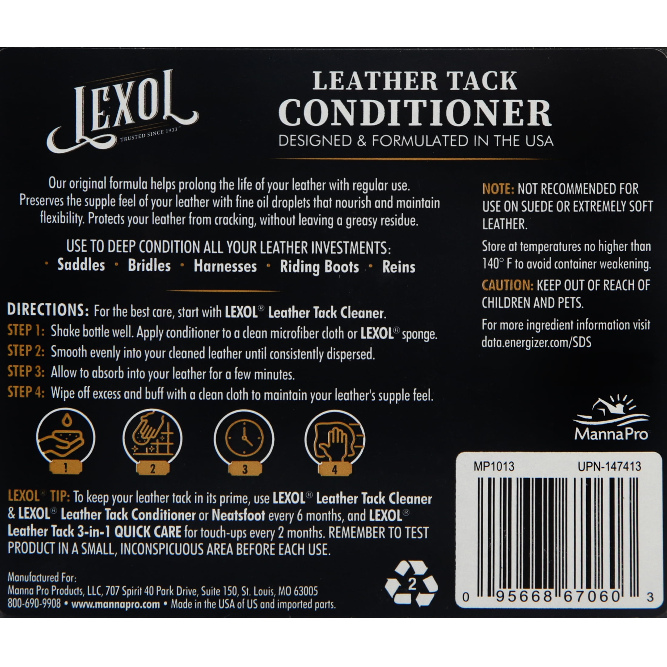 Lexol® NF Neatsfoot Leather Dressing 1 liter - The Harness Shop Online