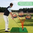 thumbnail image 2 of Juego de redes para practicar golf RELILAC, desplegables para interiores y exteriores, 2 of 7