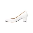 thumbnail image 3 of ZAPATILLAS TACONES VESTIR LEON DAMA MUJER BLANCO PIEL CABRA737 LEON 737, 3 of 3