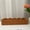 1pc, variant on Hand-Woven Imitation Rattan Storage Basket with Scalloped Edge, PP Plastic Desktop Organizer for Vanity, Kitchen or Office – Wall-Mountable (Brown)