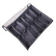 thumbnail image 1 of Organizador de Almacenamiento de Zapatos Debajo de Cama, Caja Contenedora de Zapatos de Tela Plegable con Cubierta Transparente, Bolsa de Almacenamiento Transparente para Ventana, 1 of 5