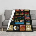 thumbnail image 2 of Teacher Appreciation Gifts Throw Blanket Best Teacher Flannel Blanket for Women Men Party Bed Couch Travel Beach 50"x60", 2 of 6