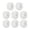 White, variant on 8Pcs Reusable Laundry Balls Laundry Scrubbing Balls for Washing Machine Silicone Steamer Dryer Balls Washer Balls Washing Ball