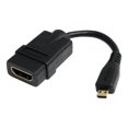 thumbnail image 2 of StarTech.com Câble Adaptateur HDMI Haute Vitesse 5 Po - HDMI vers HDMI Micro - F/M - Adaptateur Micro HDMI 5 Pouces - HDMI Femelle vers Micro HDMI Mâle (HDADFM5IN) - Adaptateur HDMI - HDMI Femelle vers Micro HDMI Type D Mâle 19 Broches - 0,5 Po - Blindé - Noir - pour P/N : HDMM30CM, 2 of 4
