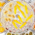 thumbnail image 4 of TEHAUX Set of 5 White Round Silicone Food Dehydrator Mats Non-Stick Liners for Meat, Fruit, Vegetables Drying, 4 of 8