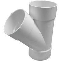 Ipex PVC Wye Pipe Fitting - 3" Size, Multicolor, Plastic - 1 Piece