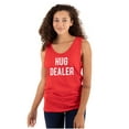 thumbnail image 3 of Hug Drug Dealer Funny Sarcastic Humor Plus Size Graphic Tank Top Brisco Brands 2X, 3 of 5