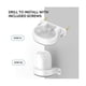 thumbnail image 2 of For WiFi Pro Wall Mounting Bracket Intelligent Speaker Wall Storage Bracket Base, 2 PCS, 2 of 5