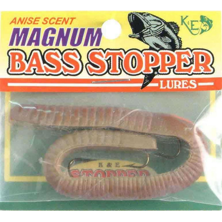 K & E Tackle Magnum Bass Stopper Lure - Natural