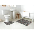 thumbnail image 4 of Yiaed Autumn Fox Owl Print Bathroom Mat Set 2 Pieces Mat Anti-Skid Pad Ultra Soft and Absorbent Bathroom Bath Mat Contour Bath Rugs for Toilet Base, 4 of 6