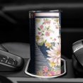 thumbnail image 3 of 20oz Pioneer Flower Floral Print Pattern Skinny Tumblers Stainless Steel Tumbler with Lid and Straw,Vacuum Insulated Double Wall Travel Tumbler Cups with Cleaning Brush for Coffee,Tea, 3 of 6