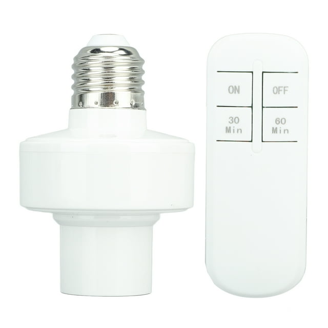 Portalámparas De Luz Con Control Remoto Inalámbrico, Portalámparas E27 Con Control Remoto Para Lámparas Incandescentes LED De Bajo Consumo, Soporte De Lámpara Inteligente Con