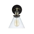thumbnail image 3 of RADIANCE Goods Industrial-Style 1 Light Rubbed Bronze Wall Sconce 7" Wide, 3 of 3