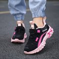 thumbnail image 6 of HTHLVMD Kids Girls Sneakers, Colorblock Running Shoes, Hook and Loop Sneakers, Girls Sneakers Glitter Tennis Shoes Lightweight Non-Slip Running Walking Shoes for Toddler/Little Kid/Big Kid, Black 12C, 6 of 8