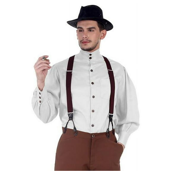 The Pirate Dressing C1292 Seigneur Shirt- Off White - Extra Large