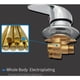 thumbnail image 5 of Carivent Cabina de ducha monomando Grifo de ducha de latón Desviador de salida Grifo mezclador de ducha cromado Conector G1/2" Mezclador de ducha de agua fría y caliente para baño ACTIVE Biensenido a ACTIVE, 5 of 5