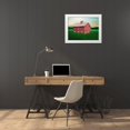 thumbnail image 3 of McLoughlin, James 24x19 White Modern Wood Framed Museum Art Print Titled - Barn Scene XII, 3 of 4
