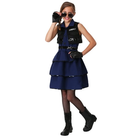 Girl's SWAT Costume