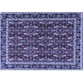 thumbnail image 1 of Ahgly Company Machine Washable Indoor Rectangle Persian Blue Traditional Area Rugs, 3' x 5', 1 of 4