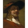 thumbnail image 3 of Christian Wilhelm Ernst Dietrich 15x18 Black Modern Framed Museum Art Print Titled - Portrait of a Man, 3 of 5