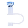 thumbnail image 2 of Hariumiu Silicone Straw Caps Leak Proof Reusable Eco-Friendly Dust-Proof for 30/40oz Tumbler Accessories Faux Diamond Tumbler Straw Plugs, 2 of 8