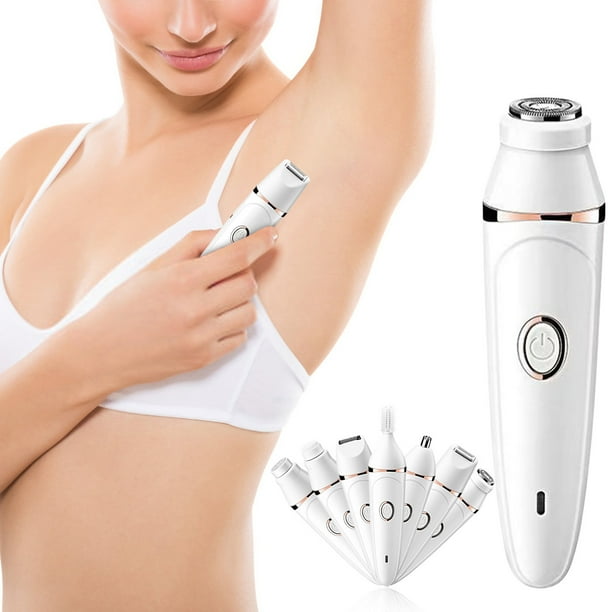 Puntoco Depiladora facial 7 en 1 para mujeres, afeitadora facial para mujeres, depiladora facial para mujeres, todo tipo de piel