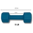 thumbnail image 3 of HAJEX Neoprene Dumbbells Set with Rack - Pairs of 5, 8, 10, 12, 15 LB, 3 of 5