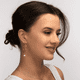 thumbnail image 3 of Aretes Mujer con Perlas Colgantes LuckyLy, Arracadas Acero Inoxidable, Modelo Adele dorado UNITALLA, 3 of 7