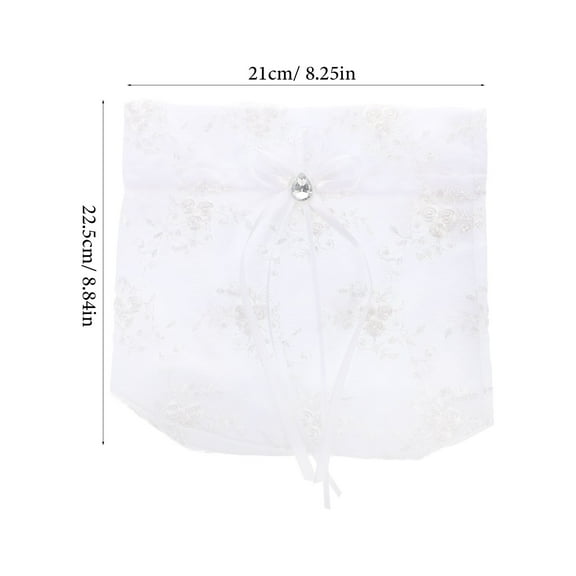 Dytern Wedding Bridal Wedding Money Bag Bride Handbag Wedding Favor Bag for Bridal Bridesmaid Women