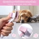 thumbnail image 3 of Cepillo para perros y gatos, cepillo para gatos, cepillo autolimpiante para mascotas, cepillo para pelo largo y corto, elimina eficazmente la capa interna y los enredos de perros y gatos., 3 of 5