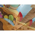 thumbnail image 4 of Ambesonne Ice Cream Quilted Bedspread Set 3 Pcs, Dessert Land, Queen Size, Multicolor, 4 of 5