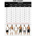 thumbnail image 6 of Xidunhg Men's Stretch Shorts Casual Classic Summer Beach Shorts Drawstring With Zipper Pocket White 38, 6 of 8