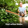 thumbnail image 6 of WORX WG261.9 22” 20 Volt Battery Powered Power Hedge Trimmer, Lightweight, 6 of 14