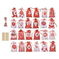 thumbnail image 2 of yuksok Advent Calendars Bags Xmas Tree Hanging Ornaments Calendar Candy Fill, 2 of 9