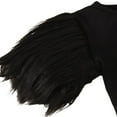 thumbnail image 4 of Ensemble de Jupe à Boutons Marron avec Haut à Manches Plumes et Col pour Filles, 4 of 5
