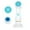 Blue, variant on Facial Cleansing Brush Silicone Beauty Instrument for Deep Pore Cleansing at Home