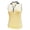 Butter/Rose Quartz, variant on Monterey Club Women's Leona Contrast Sleeveless Golf Polo Shirt #2381