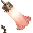 thumbnail image 4 of 17" High Lavender Tiffany Pond Lily 2 Light Trellis Girl Accent Lamp, 4 of 7