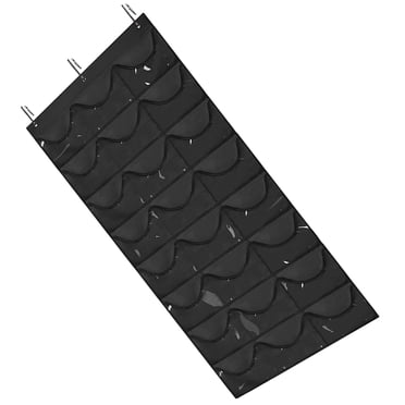 Longstem 9200 Black Tie & Belt Rack - Over-the-Door / Wall Mount Closet Organizer