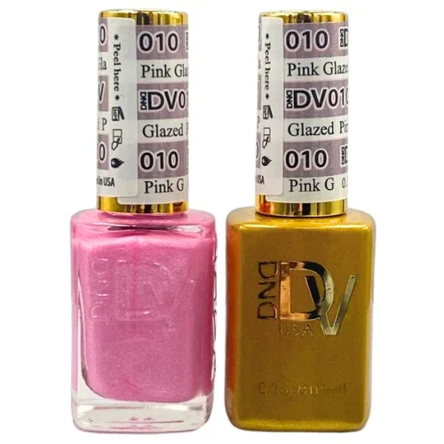 Dnd Diva Duo Gel & Matching Nail Polish - 010 Pink Glazed