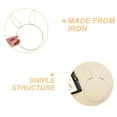 thumbnail image 3 of BEADCEST 2Ud Aro Circular De De Metal Resistente Para Decorar Y, 3 of 8