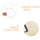 thumbnail image 3 of BEADCEST 2Ud Aro Circular De De Metal Resistente Para Decorar Y, 3 of 8