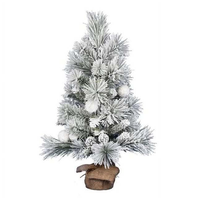 Vickerman D191030 36 in. Artificial Frosted Beacon Pine Tree with 82 Tips