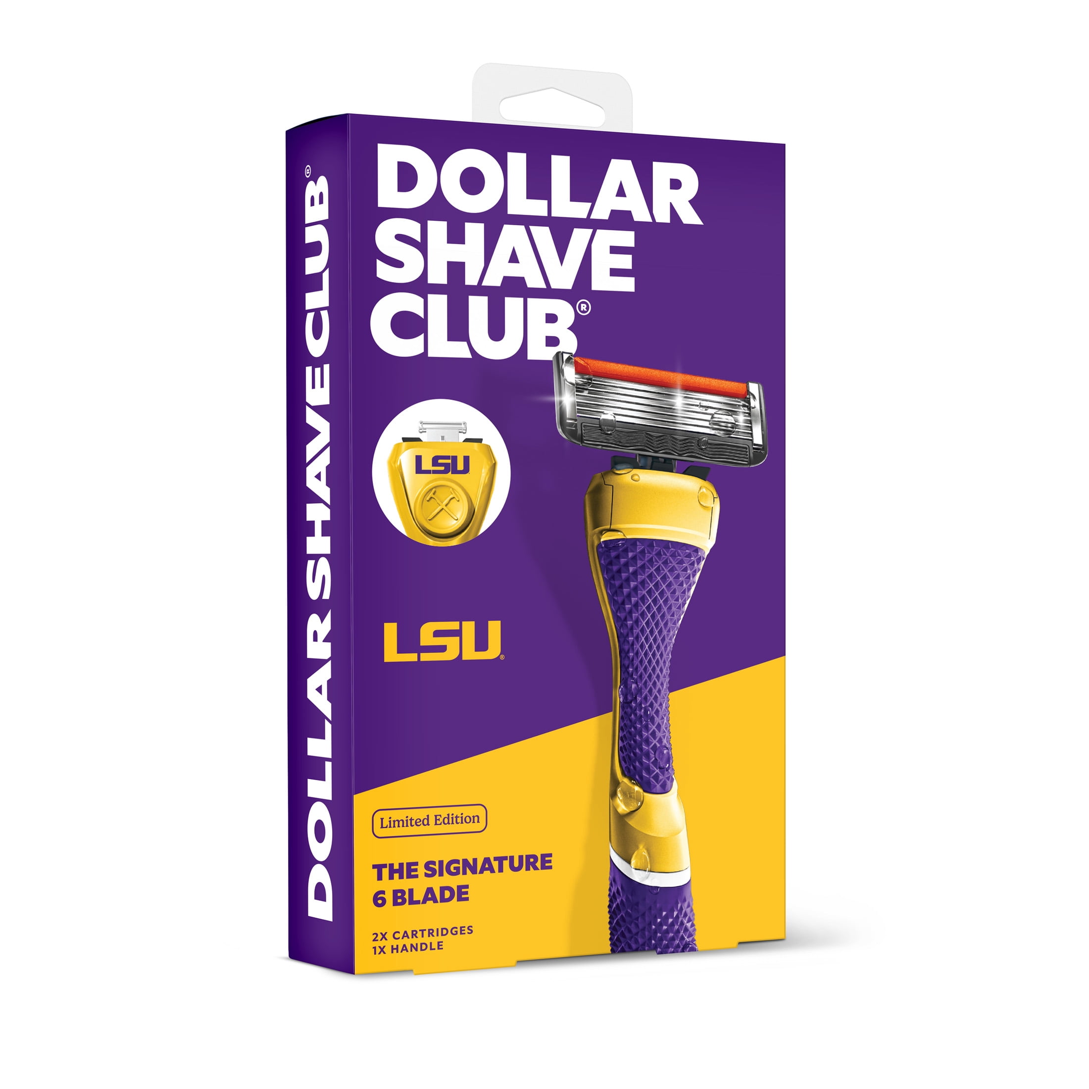 Dollar Shave Club UoFL 6-Blade Razor Starter Set - Walmart.com
