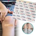 thumbnail image 3 of 100PCS PU Waterproof Wound Plaster Band Aid Adhesive Bandage, 3 of 8